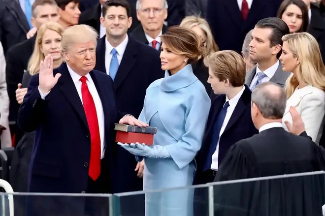 Donald Trump begins his second term as U.S. President with the 2025 inauguration ceremony in Washington. Highlights include the oath of office, musical performances, and his inaugural address, all emphasizing the theme "Our Enduring Democracy."