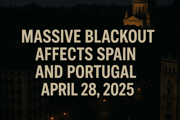 Massive blackout affects Spain and Portugal - April 28, 2025
