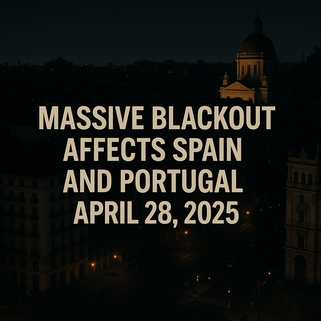Massive blackout affects Spain and Portugal - April 28, 2025