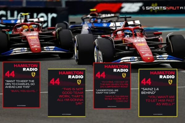 Lewis Hamilton voices frustration over Ferrari's failed strategy at the 2025 Miami Grand Prix, highlighting communication breakdowns and a lost podium.