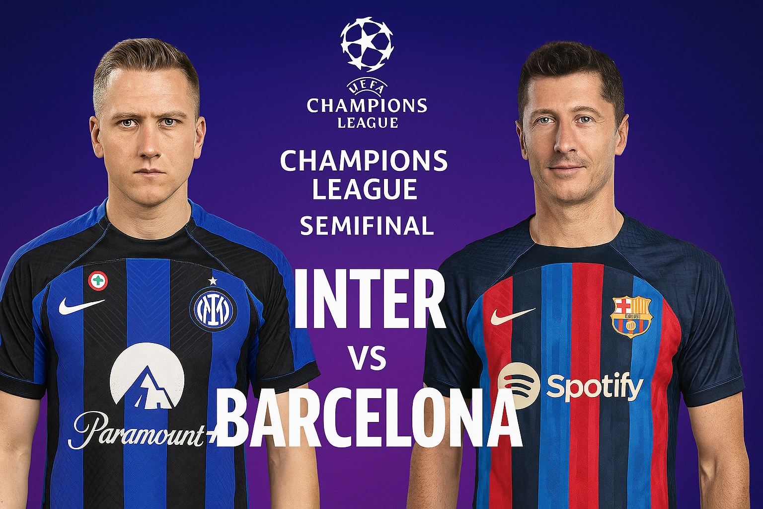 All eyes on San Siro tonight 🔥 Inter vs Barcelona – 2nd leg, UCL semifinal. Kickoff at 21:00 CET. Can Barça get it done in Milan? #InterBarça #UCL #ChampionsLeague2025